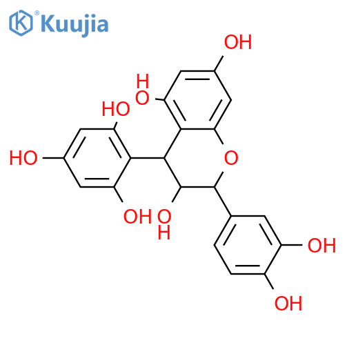 2H-1-Benzopyran-3,5,7-triol,2-(3,4-dihydroxyphenyl)-3,4-dihydro-4-(2,4,6-trihydroxyphenyl)-,(2R,3S,4R)- structure