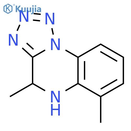Tetrazolo[1,5-a]quinoxaline, 4,5-dihydro-4,6-dimethyl- structure
