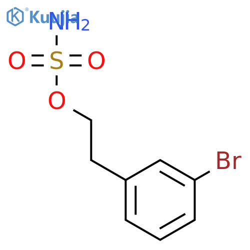 SULFAMIC ACID, 2-(3-BROMOPHENYL)ETHYL ESTER structure
