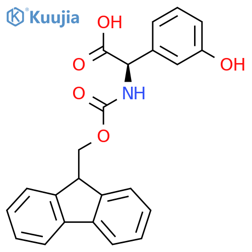 (r)-a-(Fmoc-amino)-3-hydroxy-benzeneacetic acid structure