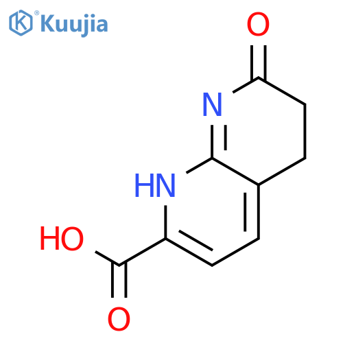 7-oxo-5,6,7,8-tetrahydro-1,8-naphthyridine-2-carboxylic acid structure