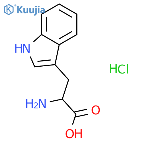 L-Tryptophan,hydrochloride (1:1) structure