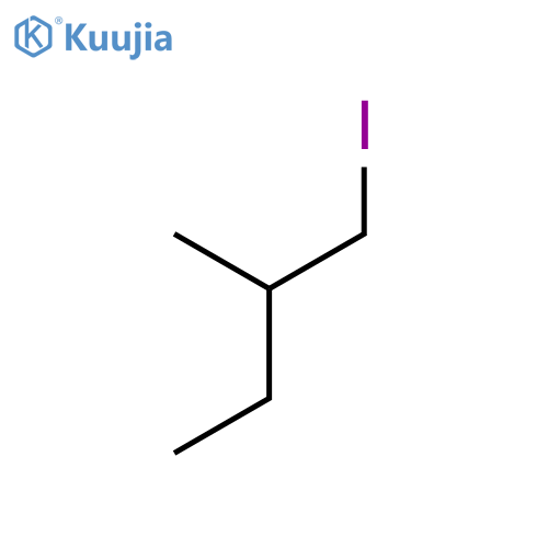1-Iodo-2-methylbutane structure