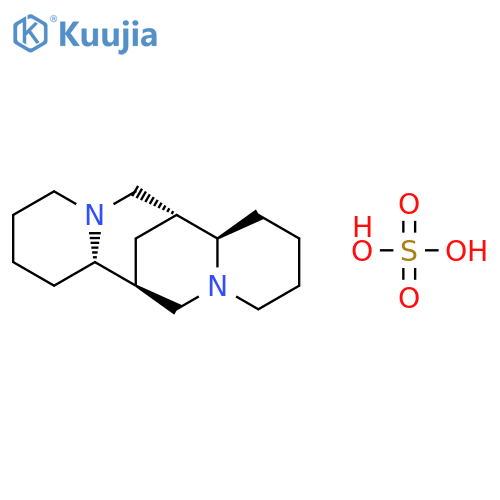 Sparteine sulfate pentahydrate structure