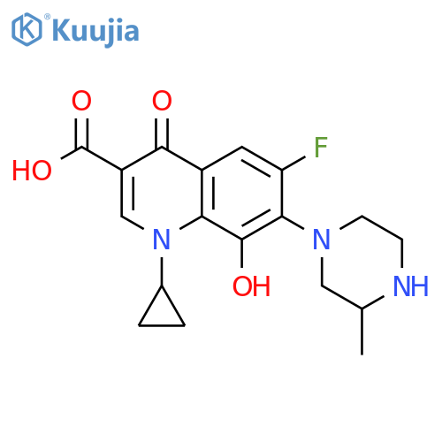 O-Desmethyl Gatifloxacin structure