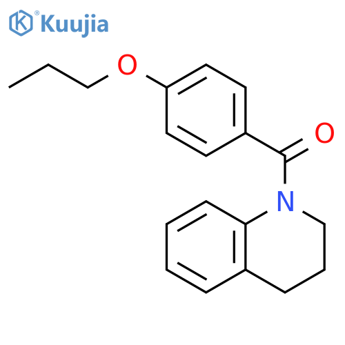1-(4-propoxybenzoyl)-1,2,3,4-tetrahydroquinoline structure