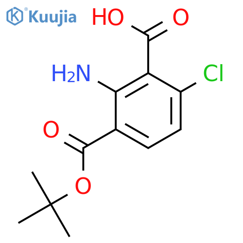 2-{(Tert-butoxy)carbonylamino}-6-chlorobenzoic Acid structure