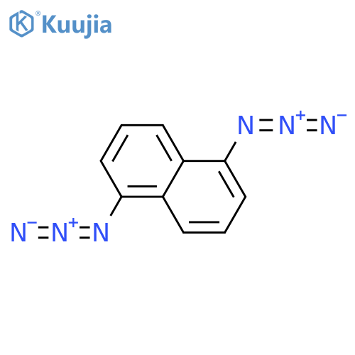 Naphthalene, 1,5-diazido- structure