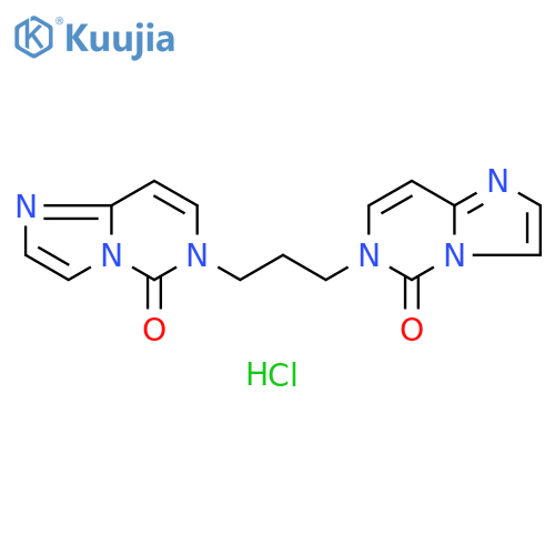 Imidazo[1,2-c]pyrimidin-5(6H)-one, 6,6'-(1,3-propanediyl)bis-, dihydrochloride (9CI) structure