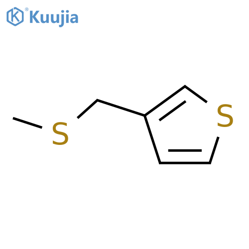 Thiophene, 3-[(methylthio)methyl]- structure