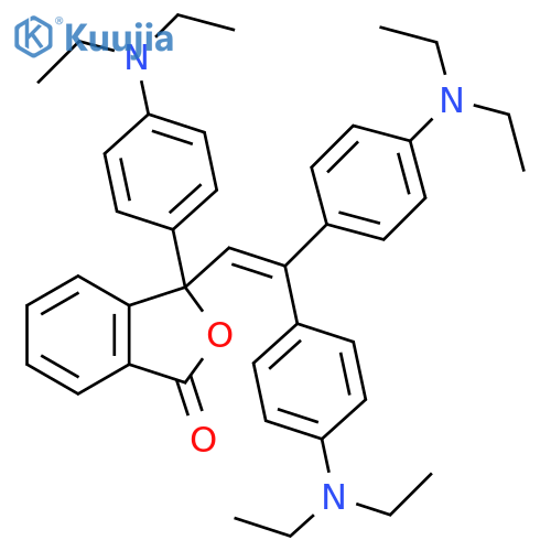 1(3H)-Isobenzofuranone,3-[2,2-bis[4-(diethylamino)phenyl]ethenyl]-3-[4-(diethylamino)phenyl]- structure