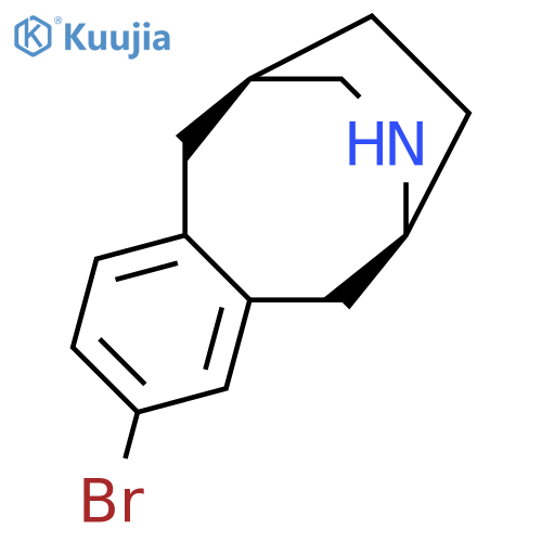 2,5-Ethano-3-benzazocine, 9-bromo-1,2,3,4,5,6-hexahydro-, (2S,5R)- structure