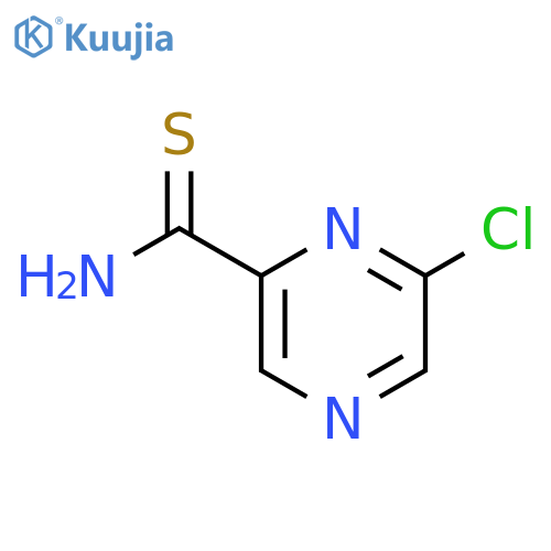 6-Chloropyrazine-2-carbothioamide structure