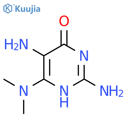 4(1H)-Pyrimidinone, 2,5-diamino-6-(dimethylamino)- structure