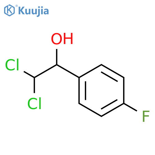2,2-Dichloro-1-(4-fluorophenyl)ethanol structure