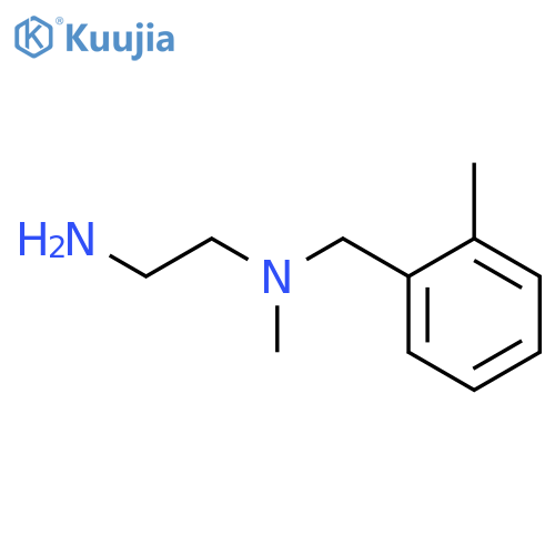 1,2-Ethanediamine, N-methyl-N-[(2-methylphenyl)methyl]- structure