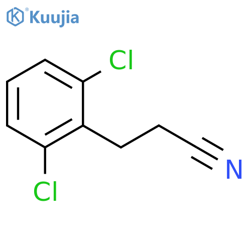 BENZENEPROPANENITRILE, 2,6-DICHLORO- structure