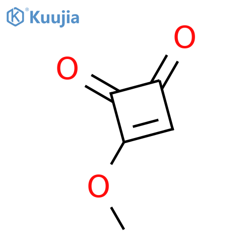 3-Cyclobutene-1,2-dione, 3-methoxy- structure