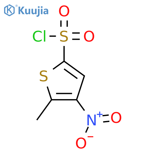 5-Methyl-4-nitrothiophene-2-sulfonyl Chloride structure