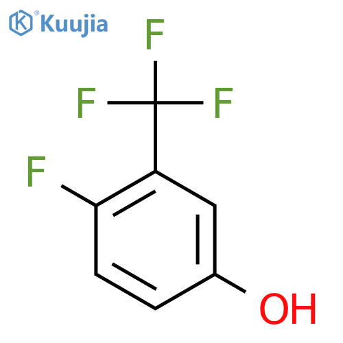 4-Fluoro-3-(trifluoromethyl)phenol structure
