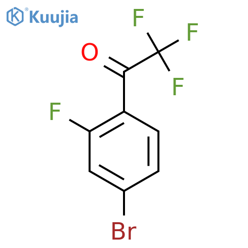 1-(4-Bromo-2-fluorophenyl)-2,2,2-trifluoroethanone structure