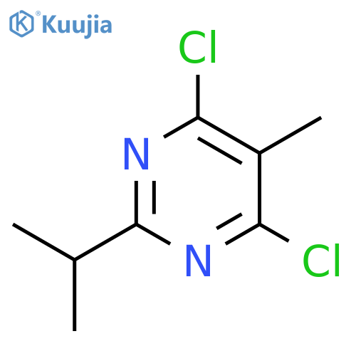 4,6-dichloro-5-methyl-2-(propan-2-yl)pyrimidine structure