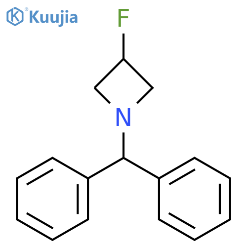 1-(Diphenylmethyl)-3-fluoroazetidine structure