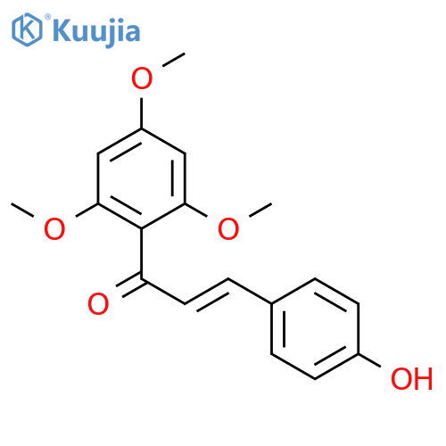 2-Propen-1-one, 3-(4-hydroxyphenyl)-1-(2,4,6-trimethoxyphenyl)- structure