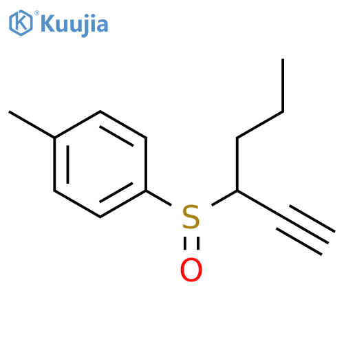 Benzene, 1-[(1-ethynylbutyl)sulfinyl]-4-methyl- structure
