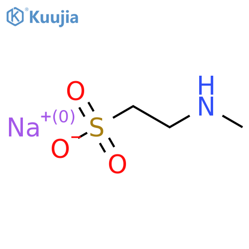 Sodium 2-(methylamino)ethanesulfonate structure