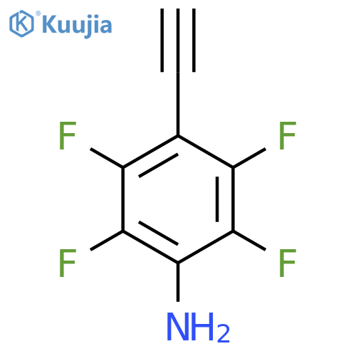 4-ethynyl-2,3,5,6-tetrafluoroaniline structure