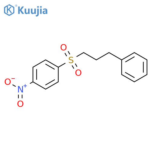 Benzene, 1-nitro-4-[(3-phenylpropyl)sulfonyl]- structure