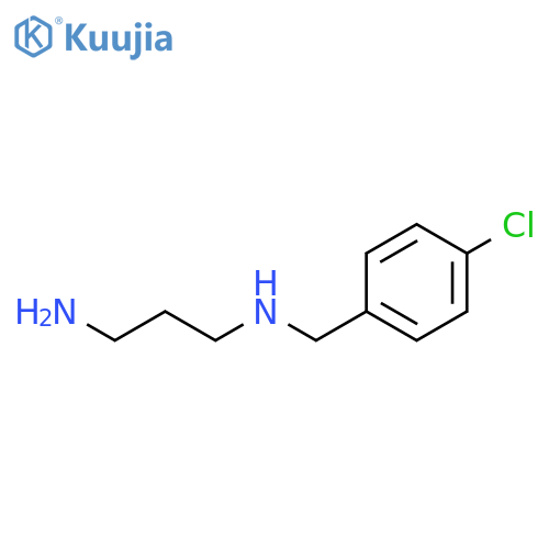 N-(4-chlorobenzyl)propane-1,3-diamine structure