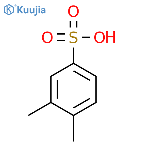 3,4-dimethylbenzene-1-sulfonic acid structure