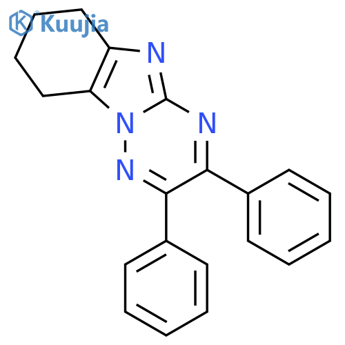 [1,2,4]Triazino[2,3-a]benzimidazole,6,7,8,9-tetrahydro-2,3-diphenyl- structure