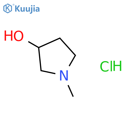 (3S)-1-methyl-3-Pyrrolidinol hydrochloride structure