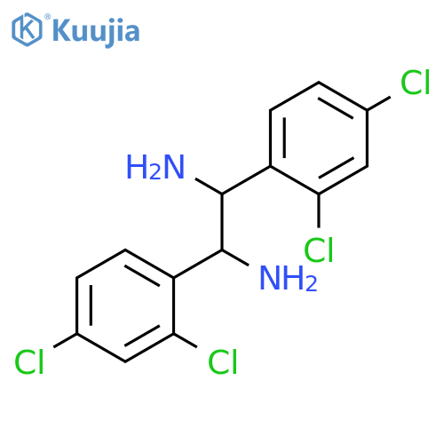 1,2-BIS(2,4-DICHLOROPHENYL)ETHANE-1,2-DIAMINE structure