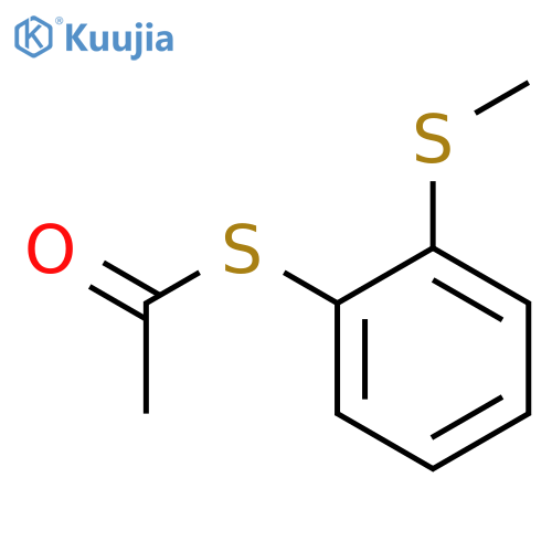 Ethanethioic acid, S-[2-(methylthio)phenyl] ester structure