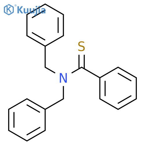 Benzenecarbothioamide, N,N-bis(phenylmethyl)- structure