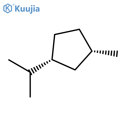 1-METHYL-CIS-3-ISOPROPYLCYCLOPENTANE structure