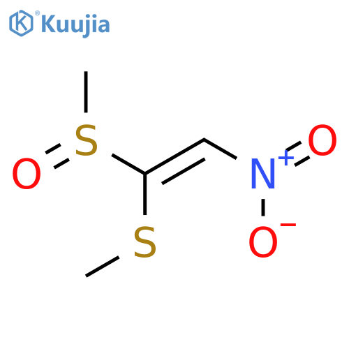 Ethene, 1-(methylsulfinyl)-1-(methylthio)-2-nitro-, (E)- structure