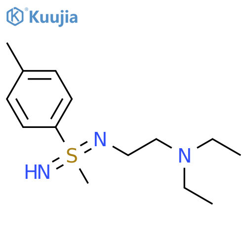 Benzene,1-[N-[2-(diethylamino)ethyl]-S-methylsulfonodiimidoyl]-4-methyl- structure