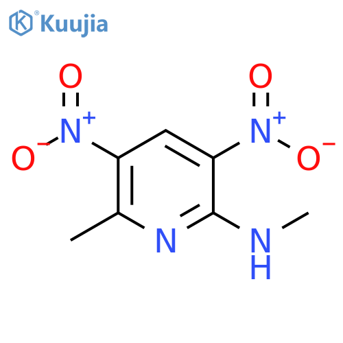 2-Pyridinamine, N,6-dimethyl-3,5-dinitro- structure