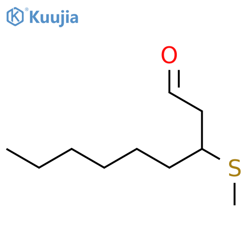 Nonanal, 3-(methylthio)- structure