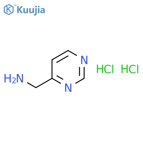 Pyrimidin-4-ylmethanamine dihydrochloride structure