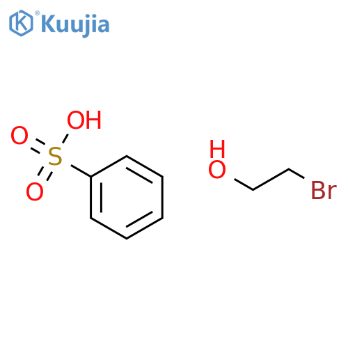 Ethanol, 2-bromo-, benzenesulfonate structure