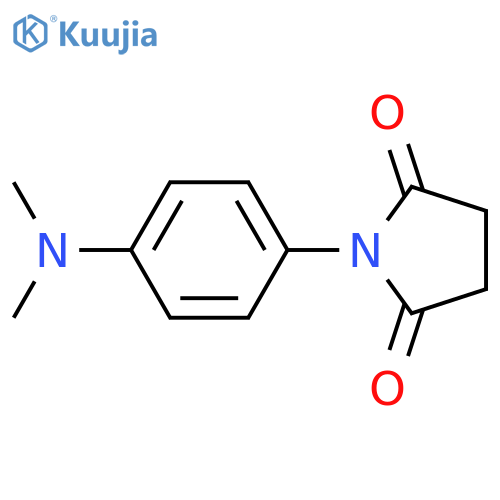 1-[4-(dimethylamino)phenyl]pyrrolidine-2,5-dione structure