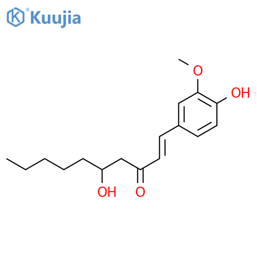 1-Decen-3-one, 5-hydroxy-1-(4-hydroxy-3-methoxyphenyl)- structure
