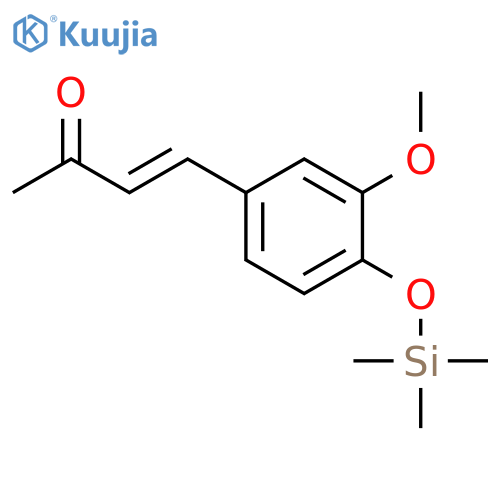 3-Buten-2-one, 4-[3-methoxy-4-[(trimethylsilyl)oxy]phenyl]- structure