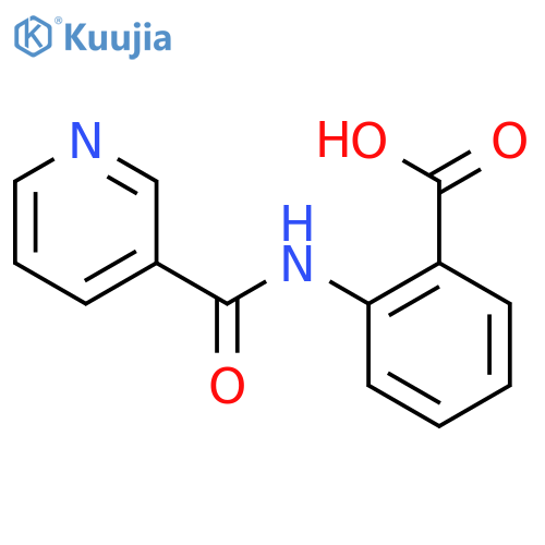 Benzoic acid,2-[(3-pyridinylcarbonyl)amino]- structure